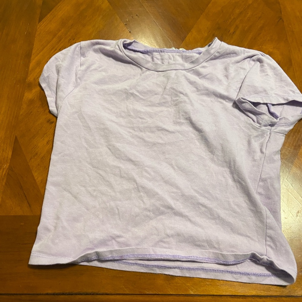 Purple crop top